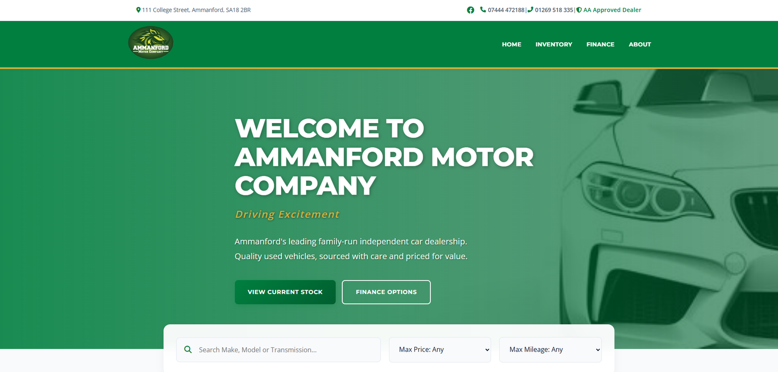 Ammanford Motor Visual